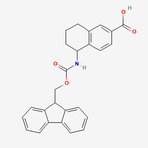 5-{[(9H-fluoren-9-ylmethoxy)carbonyl]amino}-5,6,7,8-tetrahydronaphthalene-2-carboxylic acid