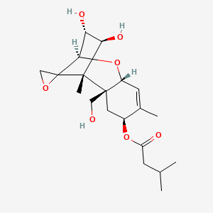molecular formula C20H30O7 B1230735 3,4,15-Trihydroxy-12,13-epoxytrichothec-9-en-8-yl 3-methylbutanoate 