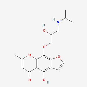 molecular formula C18H21NO6 B1230741 Iprocrolol CAS No. 37855-80-4