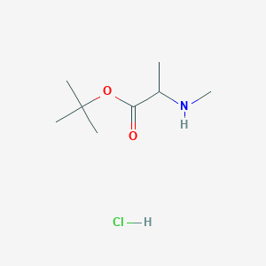 Tert-butyl 2-(methylamino)propanoate hydrochloride