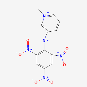 1-Methyl-3-[(2,4,6-trinitrophenyl)azanidyl]pyridin-1-ium