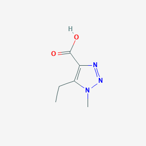 5-ethyl-1-methyl-1H-1,2,3-triazole-4-carboxylic acid