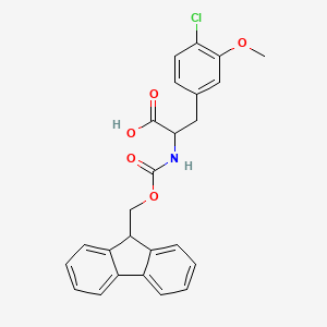 3-(4-chloro-3-methoxyphenyl)-2-(9H-fluoren-9-ylmethoxycarbonylamino)propanoic acid