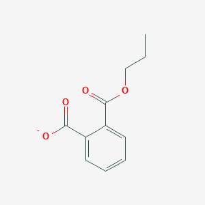 molecular formula C11H11O4- B12307512 2-(Propoxycarbonyl)benzoate 