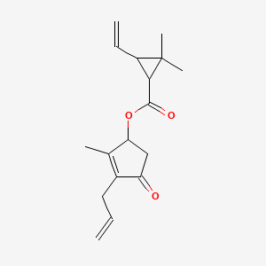 (2-methyl-4-oxo-3-prop-2-enylcyclopent-2-en-1-yl) 3-ethenyl-2,2-dimethylcyclopropane-1-carboxylate