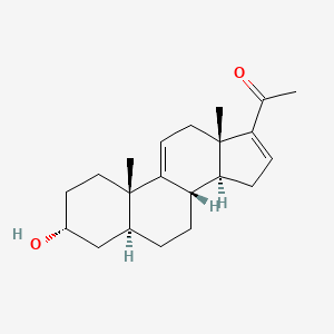 3alpha-Hydroxy-5alpha-pregna-9(11),16-diene-20-one