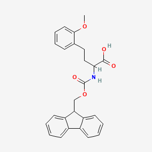 molecular formula C26H25NO5 B12307575 Fmoc-2-methoxy-D-homophenylalanine 