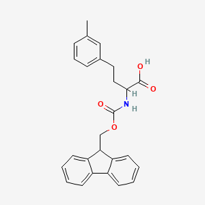 molecular formula C26H25NO4 B12307576 N-Fmoc-3-methyl-D-homophenylalanine 