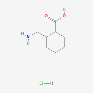 rac-(1R,2S)-2-(aminomethyl)cyclohexane-1-carboxylic acid hydrochloride, cis