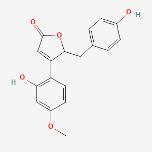 molecular formula C18H16O5 B12307622 Puerol B 