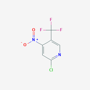 2-Chloro-4-nitro-5-(trifluoromethyl)pyridine