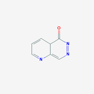 molecular formula C7H5N3O B12307668 4aH-pyrido[2,3-d]pyridazin-5-one 