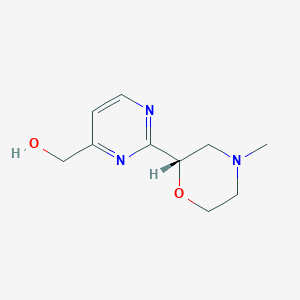 {2-[(2S)-4-methylmorpholin-2-yl]pyrimidin-4-yl}methanol