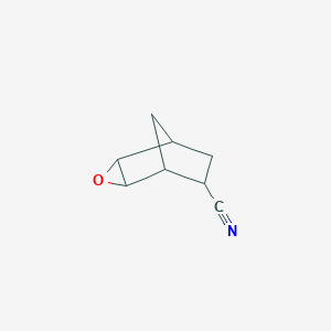 molecular formula C8H9NO B12307706 3-Oxatricyclo[3.2.1.02,4]octane-6-carbonitrile CAS No. 18776-20-0