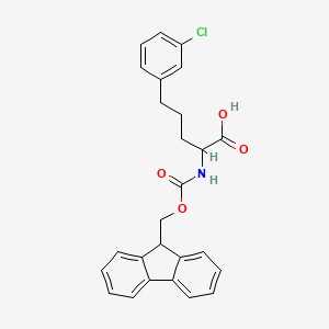 Fmoc-(S)-2-amino-5-(3-chlorophenyl)pentanoic acid