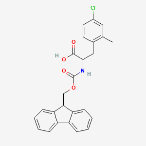 3-(4-chloro-2-methylphenyl)-2-(9H-fluoren-9-ylmethoxycarbonylamino)propanoic acid