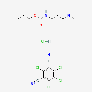 molecular formula C17H21Cl5N4O2 B1230777 Tattoo C CAS No. 226214-37-5