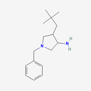 rac-(3R,4S)-1-benzyl-4-(2,2-dimethylpropyl)pyrrolidin-3-amine