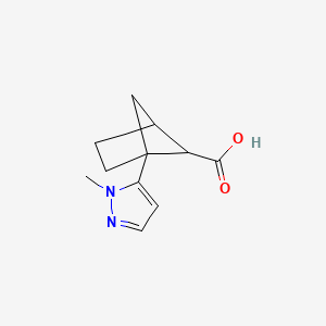 1-(1-methyl-1H-pyrazol-5-yl)bicyclo[2.1.1]hexane-5-carboxylic acid