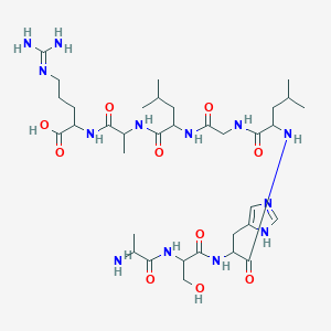 molecular formula C35H61N13O10 B12307892 Complement 3a (70-77) 