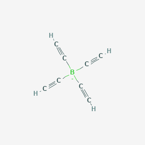 molecular formula C8H4B- B1230790 四乙炔基硼酸盐 