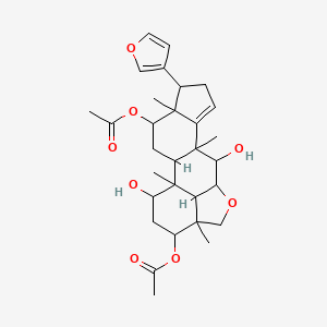 molecular formula C30H40O8 B12307901 Trichilinin 