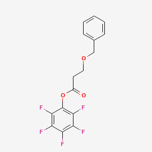 molecular formula C16H11F5O3 B12307944 Perfluorophenyl 3-(benzyloxy)propanoate 