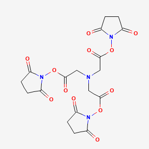 molecular formula C18H18N4O12 B1230795 三琥珀酰亚胺基三乙酸 CAS No. 401514-72-5