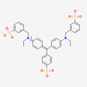 molecular formula C37H34N2O9S3-2 B1230798 酸性绿 5(2-) 