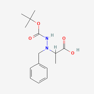 (S)-2-(1-Benzyl-2-(tert-butoxycarbonyl)hydrazinyl)propanoic acid