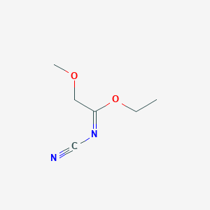 (Z)-(ethyl N-cyano-2-methoxyethanecarboximidate)