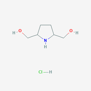 [5-(Hydroxymethyl)pyrrolidin-2-yl]methanol hydrochloride