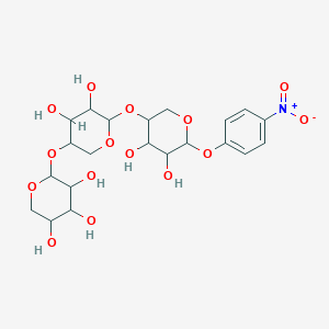 2-[6-[4,5-Dihydroxy-6-(4-nitrophenoxy)oxan-3-yl]oxy-4,5-dihydroxyoxan-3-yl]oxyoxane-3,4,5-triol