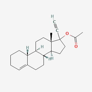 molecular formula C22H30O2 B1230817 19-Norpregn-4-en-20-yn-17-yl acetate 