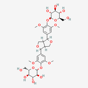 molecular formula C34H46O18 B1230820 Eleuthreo 