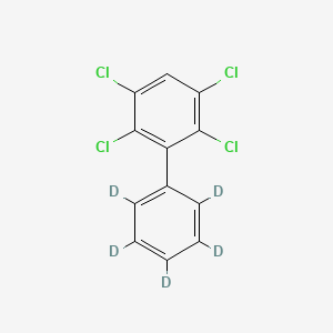 molecular formula C12H6Cl4 B12308255 2,3,5,6-Tetrachlorobiphenyl-2',3',4',5',6'-d5 