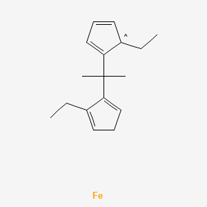 molecular formula C17H23Fe B12308281 CID 162344884 