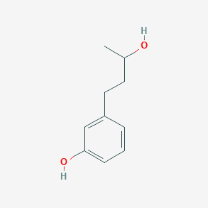 molecular formula C10H14O2 B12308380 3-(3-Hydroxybutyl)phenol 