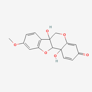 6a,11b-Dihydroxy-9-methoxy-6,11a-dihydro-[1]benzofuro[3,2-c]chromen-3-one