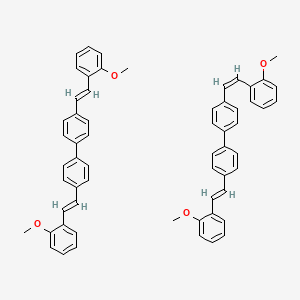 molecular formula C60H52O4 B12308450 FluorescentBrightener378 