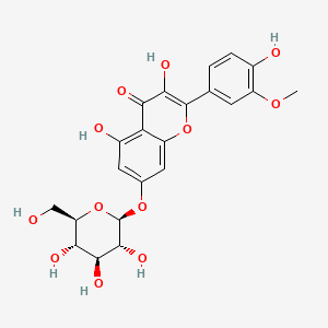 molecular formula C22H22O12 B1230846 Isorhamnetin 7-glucoside CAS No. 6743-96-0