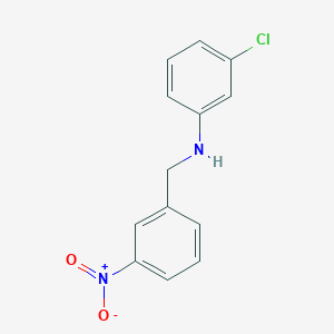 3-chloro-N-(3-nitrobenzyl)aniline