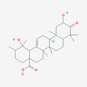 1,11-dihydroxy-1,2,6a,6b,9,9,12a-heptamethyl-10-oxo-3,4,5,6,6a,7,8,8a,11,12,13,14b-dodecahydro-2H-picene-4a-carboxylic acid