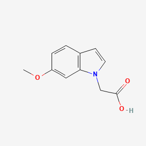 molecular formula C11H11NO3 B12308539 6-Methoxy-indole-1-acetic acid 