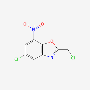 5-Chloro-2-(chloromethyl)-7-nitrobenzoxazole