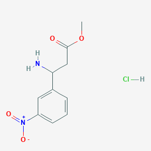 (S)-Methyl 3-amino-3-(3-nitrophenyl)propanoate hydrochloride