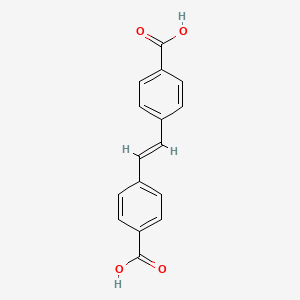 molecular formula C16H12O4 B1230860 4,4'-二苯乙烯二甲酸 CAS No. 100-31-2