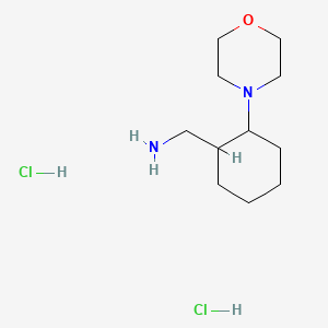 rac-[(1R,2R)-2-(morpholin-4-yl)cyclohexyl]methanamine dihydrochloride, cis