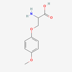 molecular formula C10H13NO4 B12308617 O-(4-Methoxyphenyl)-L-serine 