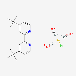 Chlorotricarbonyl(4,4'-di-t-butyl-2,2'-bipyridine)rhenium(I)